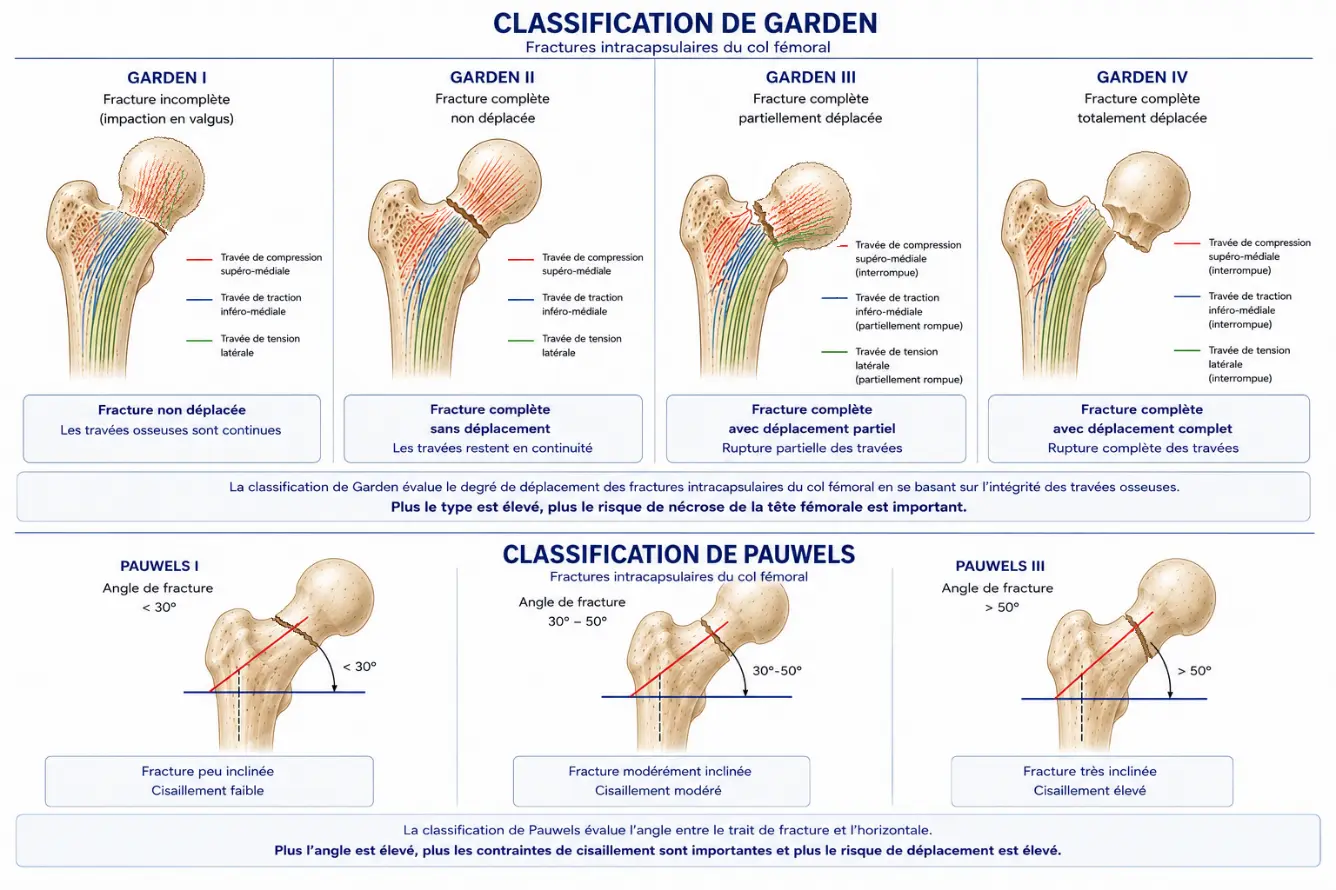 Illustration 1 — Fracture de l’extrémité proximale du fémur